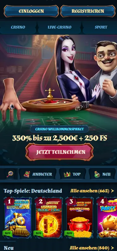 Fambet Casino App – Mobile Plattform auf Android und iOS: PWA-Verknüpfung, 4.000+ Spiele im Browser auf casinofambetde.com
