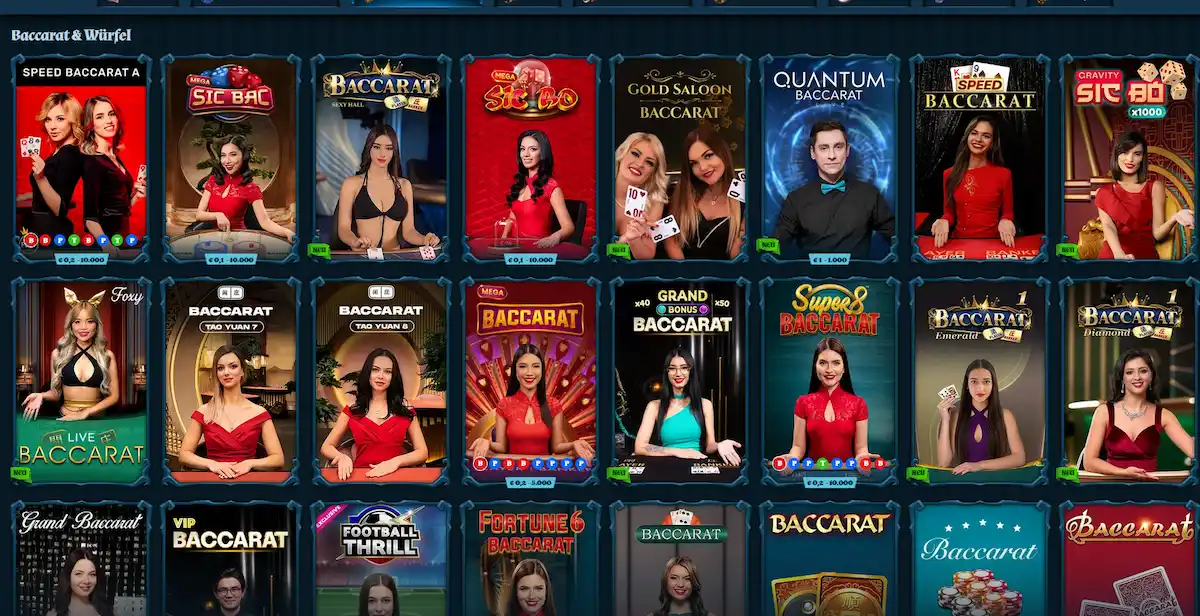 Fambet Live Baccarat – Speed Baccarat und Classic Baccarat von Evolution auf casinofambetde.com, Rundenzeit unter 27 Sekunden